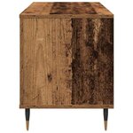 vidaXL Meuble à vinyles Bois ancien 100 x 38 x 48 cm Bois d'ingénierie