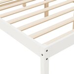 vidaXL Lit pour personne âgée sans matelas blanc 120x190 cm