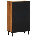 Buffet vidaXL 60x33x100 cm en bois massif d'acacia