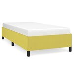 vidaXL Cadre de lit Vert 90x190 cm Tissu