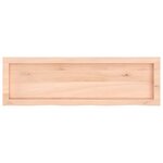vidaXL Étagère murale 100x30x(2-4) cm bois de chêne massif non traité