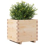 vidaXL Jardinière 50x50x49 5 cm bois de pin massif
