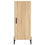 vidaXL Buffet haut Chêne sonoma 34 5x34x180 cm Bois d'ingénierie