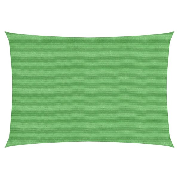 vidaXL Voile d'ombrage 160 g/m² Vert clair 4x6 m PEHD