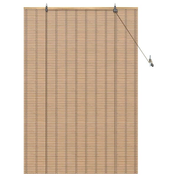 vidaXL Store enrouleur Autre Marron Clair 110 x 160 cm Bambou