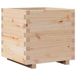 vidaXL Jardinière 50x50x49 5 cm bois de pin massif