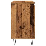vidaXL Armoire de salle de bain vieux bois 58x33x60 cm bois ingénierie