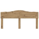 vidaXL Tête de lit Chêne artisanal 180 cm Bois d'ingénierie