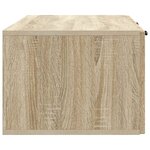 vidaXL Meuble TV mural Chêne Sonoma 98 x 41 x 30 cm Bois d'ingénierie