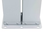 vidaXL Auvent latéral rétractable Bleu 140 x 600 cm