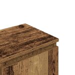 vidaXL Meuble TV vieux bois 102x30x36 cm bois d'ingénierie