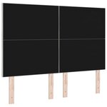 vidaXL Tête de lit LED Gris clair 160 cm Cuir synthétique