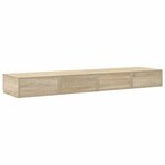 vidaXL Tiroirs de lit avec tiroir Chêne sonoma 150 x 36.5 x 16.5 cm