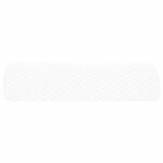 vidaXL Coussin pour jambes Uni Blanc 52 x 20 x 12 cm