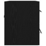 vidaXL Meuble de salle de bain avec lavabo chêne noir 60x38 5x48 cm