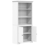 vidaXL Bibliothèque BODO blanc 82x40x173 cm bois de pin massif