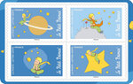 Carnet de 12 timbres - 80 ans du Petit Prince - Lettre verte