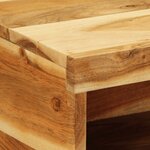 VidaXL Meuble TV mural 60x30x19 cm bois massif d'acacia