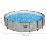 Bestway Piscine Power Steel 549x122 cm