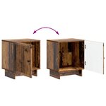vidaXL Cabinet de chevet Bois ancien 43 x 34 5 x 50 cm