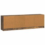 vidaXL Meuble TV Chêne fumé 150 x 31 x 47 cm Bois d'ingénierie