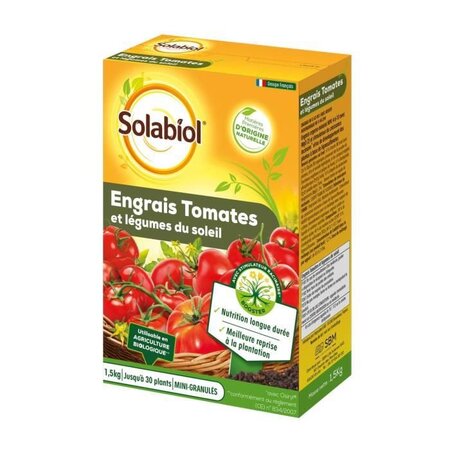SOLABIOL SOTOMY15 Engrais Tomates Et Légumes Fruits - 1,5 Kg