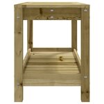 vidaXL Banc de jardin 82 5x35x45 cm bois de pin imprégné