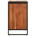 vidaXL Armoire à chaussures 67x38x65 cm bois d'acacia massif