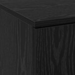 vidaXL Highboard Chêne noir 60 x 35 x 180 cm Bois d'ingénierie