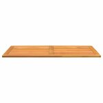 vidaXL Plateau de table Marron 120 x 70 x 2 cm Bois d'acacia massif