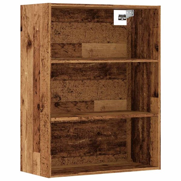 vidaXL Armoire murale suspendue vieux bois 69 5x32 5x90 cm