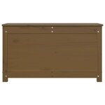 vidaXL Boîte de rangement Marron miel 80x40x45 5 cm Bois massif de pin