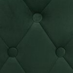vidaXL Tabourets de bar lot de 2 vert foncé velours