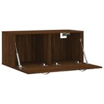 vidaXL Armoire murale chêne marron 80x36 5x35 cm bois d'ingénierie
