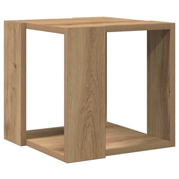 vidaXL Table basse chêne artisanal 32 x 32 x 30 cm Bois d'ingénierie