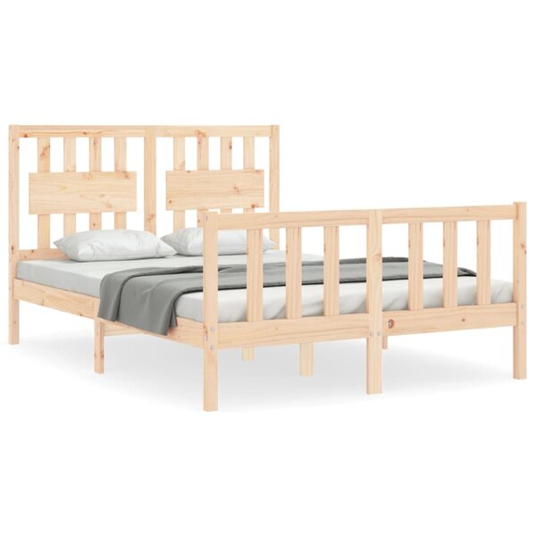 vidaXL Cadre de lit sans matelas 120x200 cm bois de pin massif