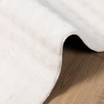 vidaXL Tapis de surface HUARTE Crème 280 x 200 cm Polyester