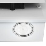 Vidaxl hotte avec led rvb 60 cm acier inoxydable et verre trempé