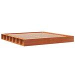 vidaXL Cadre de lit sans matelas cire marron 180x200cm bois pin massif