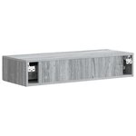 vidaXL Table d'appoint murale 87 5 x 34 5 x 17 cm Bois d'ingénierie