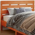 vidaXL Tête de lit cire marron 150 cm bois massif de pin