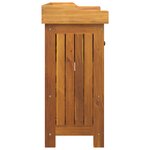vidaXL Armoire de jardin Marron 78 x 36.5 x 78cm Bois d'acacia massif