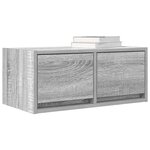 vidaXL Meuble TV sonoma gris 60x31x25 5 cm bois d'ingénierie