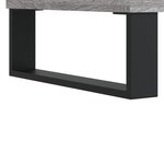 vidaXL Table de chevet sonoma gris 40x30x50 cm bois d'ingénierie