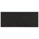 Vidaxl tapis d'escalier autocollants rectangulaire 15 pièces 60x25 cm