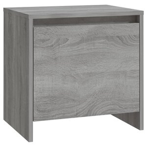 vidaXL Table de chevet Sonoma gris 45x34x44 5 cm bois d'ingénierie