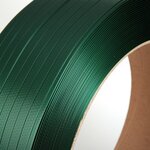 1x feuillard polyester haute résistance vert - 12,5 x 0,6 mm x 2500 m x ø 406 mm