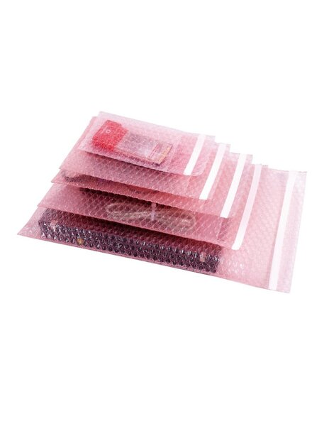 (lot  de 1200) sachet bulles antistatique à fermeture adhésive 100 x 150mm