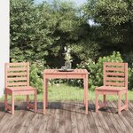 vidaXL Ensemble de bistrot de jardin 3 Pièces bois massif Douglas