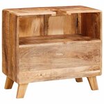 vidaXL Cabinet de salle de bain avec étagère avec stockage avec porte